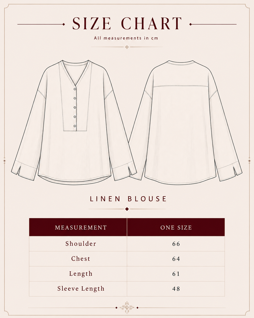 Breathable Linen Blouse — Light Grey
