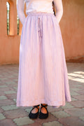 Ease Crushed Satin Skirt - Lilac