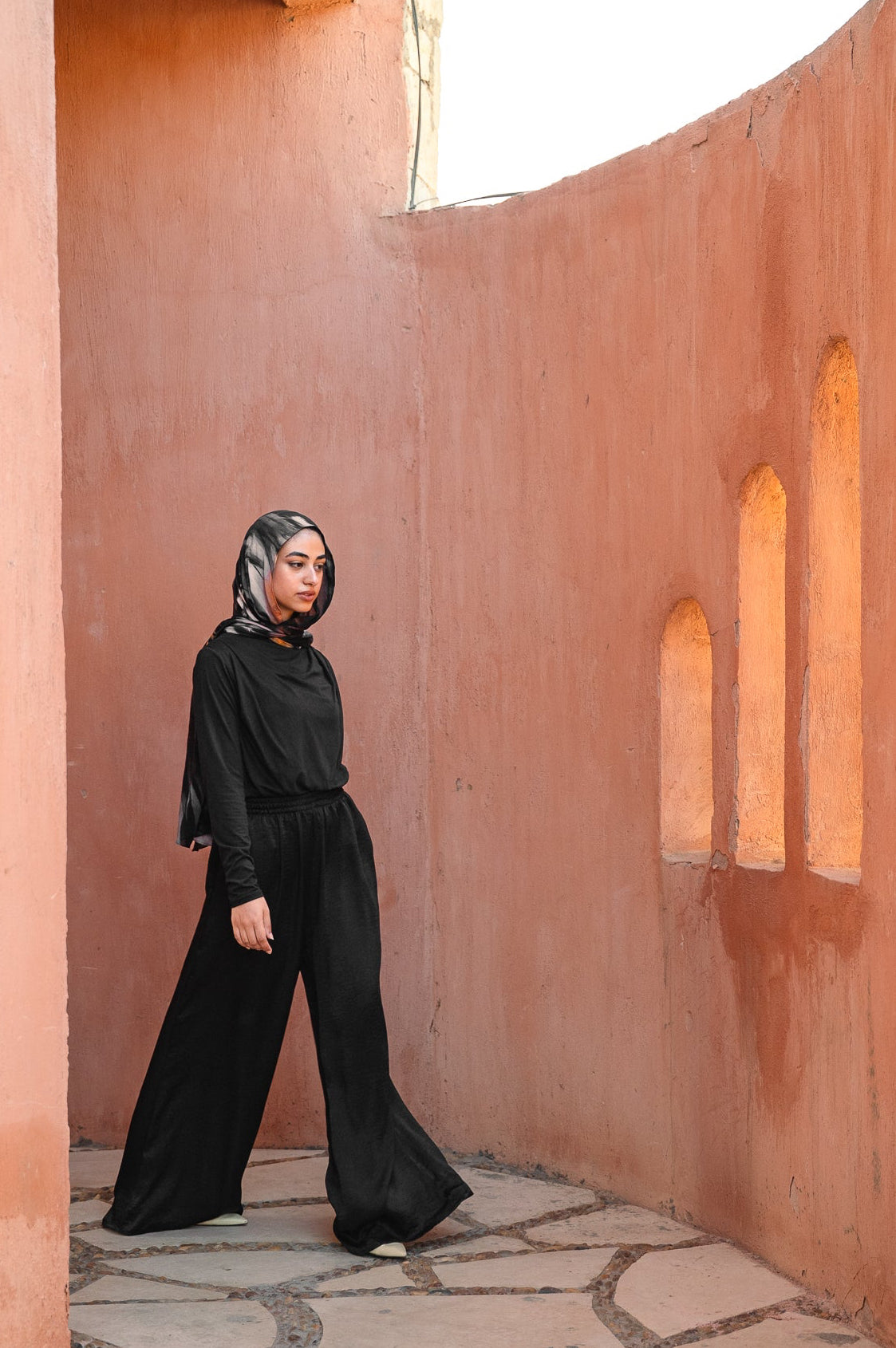 Sway Satin Pants - Black