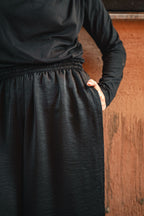 Sway Satin Pants - Black