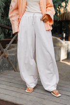 Everyday Linen Pants — White