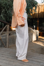 Everyday Linen Pants — White