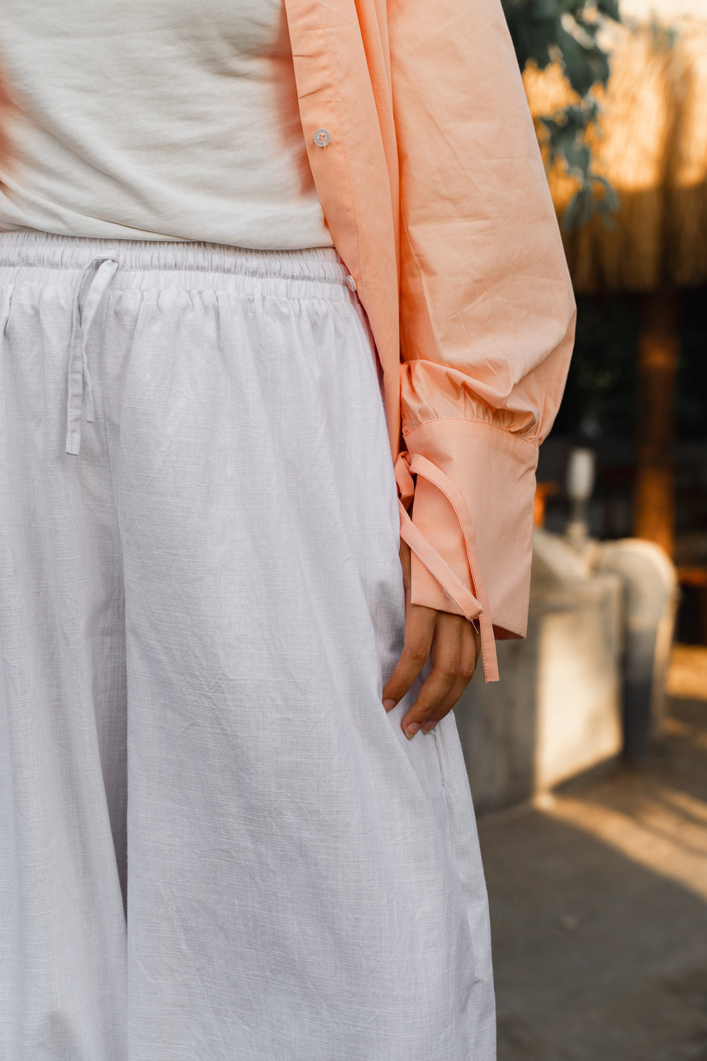 Everyday Linen Pants — White