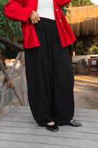 Everyday Linen Pants — Black