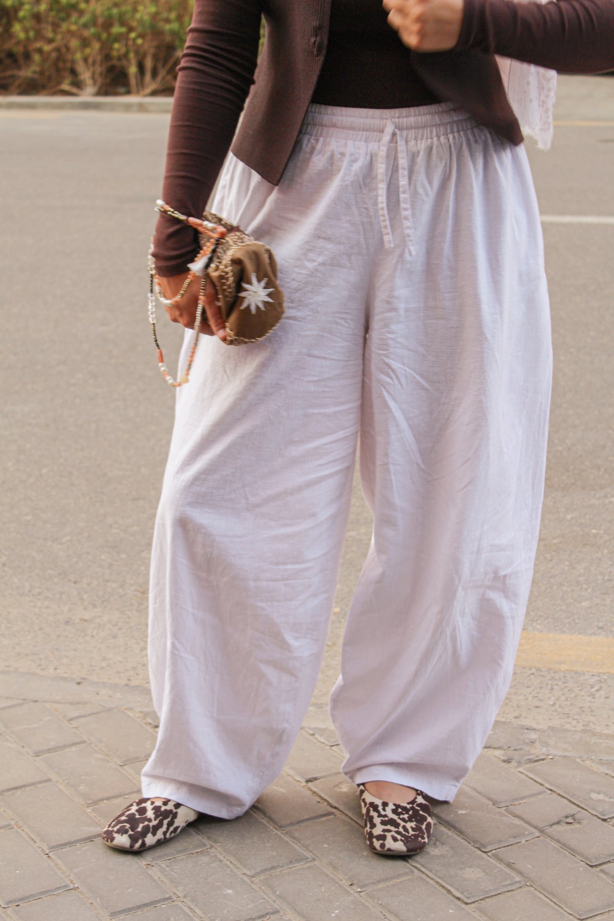 Everyday Linen Pants — White