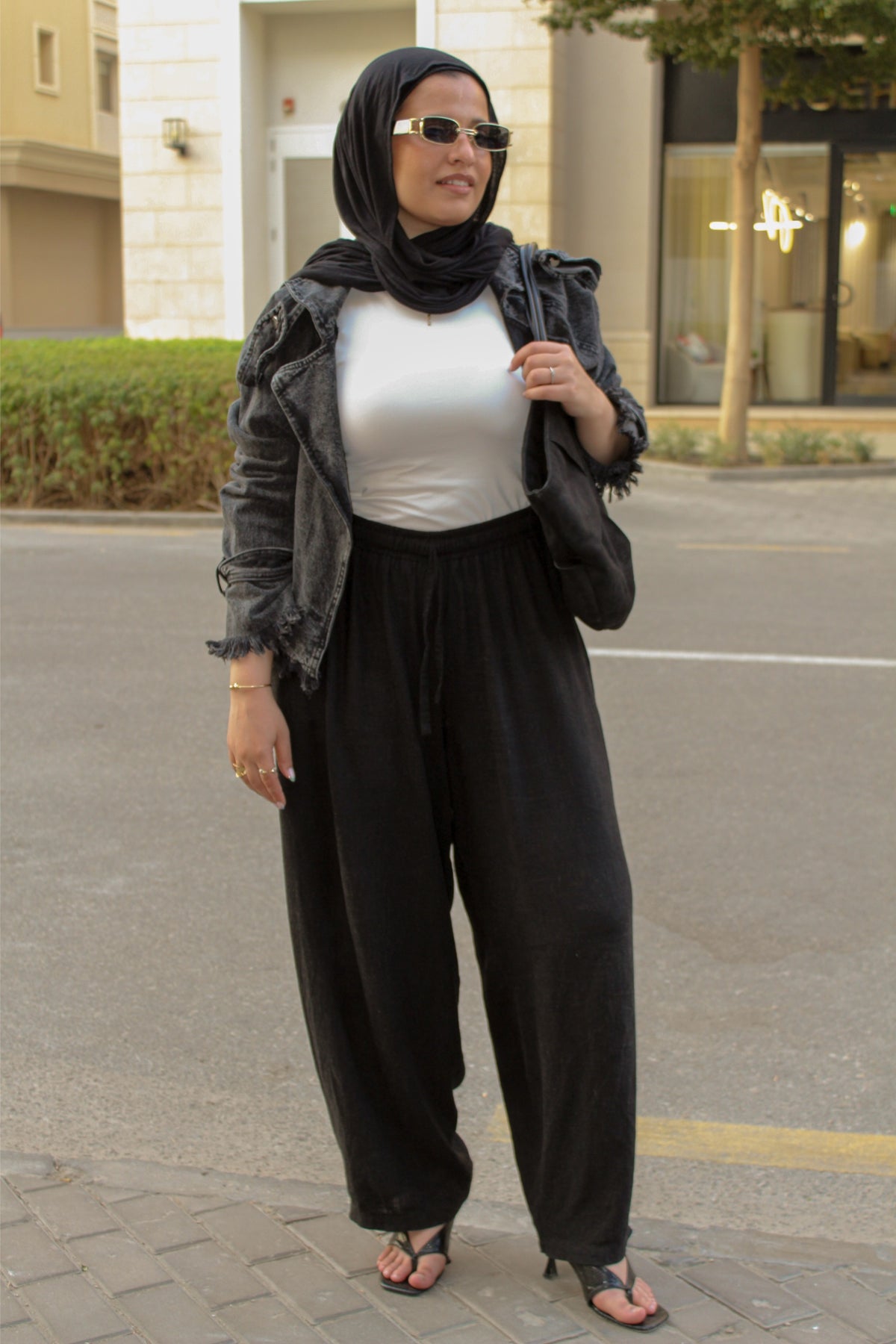 Everyday Linen Pants — Black