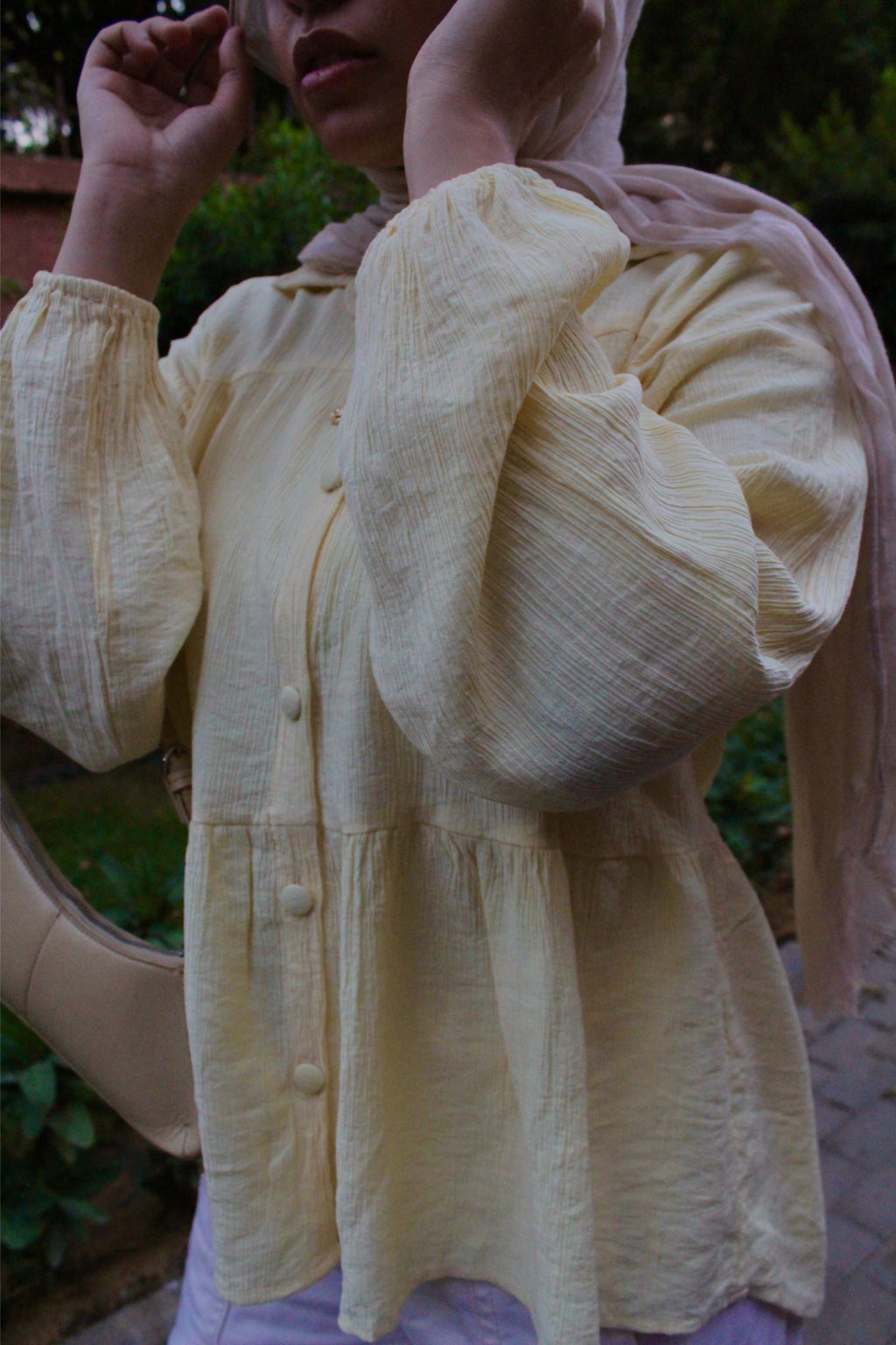 Fresh Girl Blouse - Butter Yellow