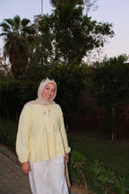 Fresh Girl Blouse - Butter Yellow