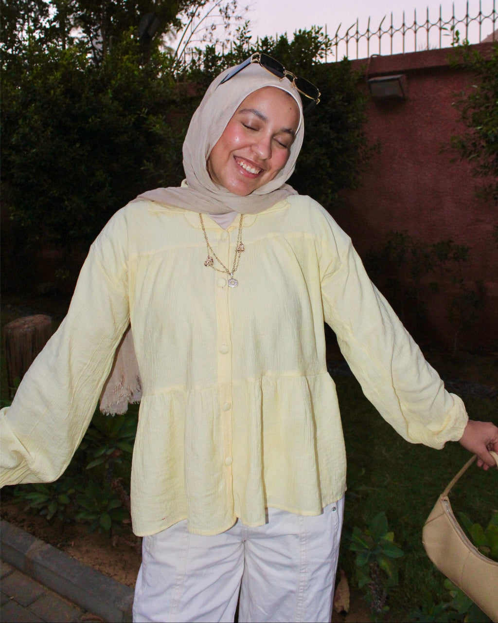 Fresh Girl Blouse - Butter Yellow